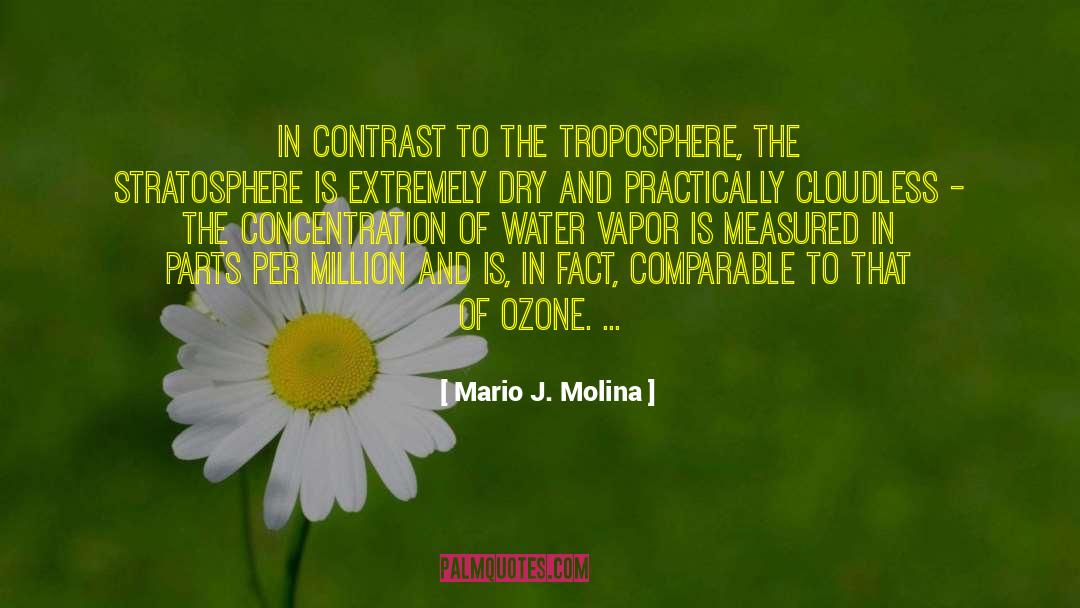 Distilled Water quotes by Mario J. Molina