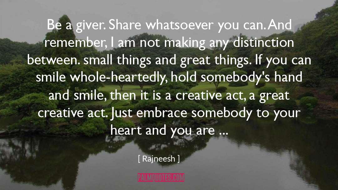 Distinction quotes by Rajneesh