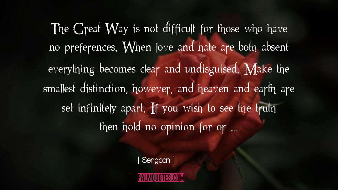 Distinction quotes by Sengcan