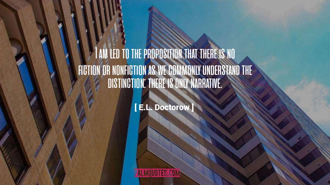 Distinction quotes by E.L. Doctorow