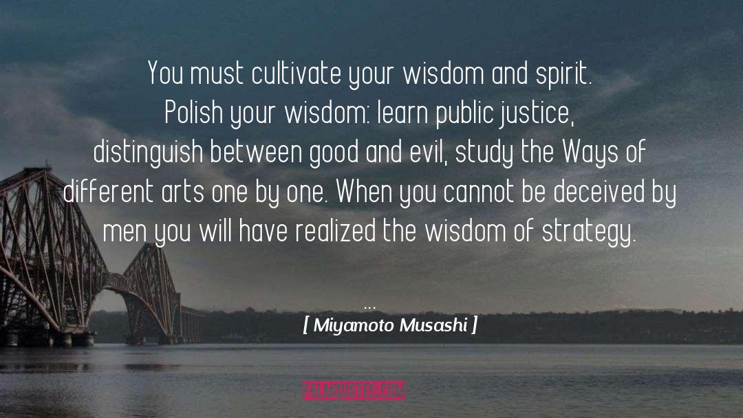 Distinguish quotes by Miyamoto Musashi