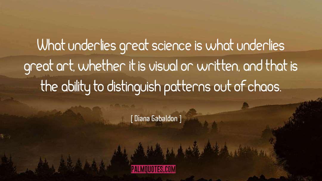 Distinguish quotes by Diana Gabaldon