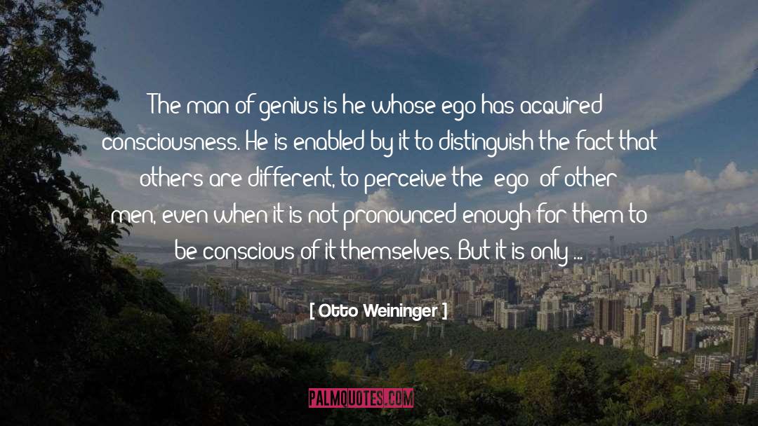 Distinguish quotes by Otto Weininger