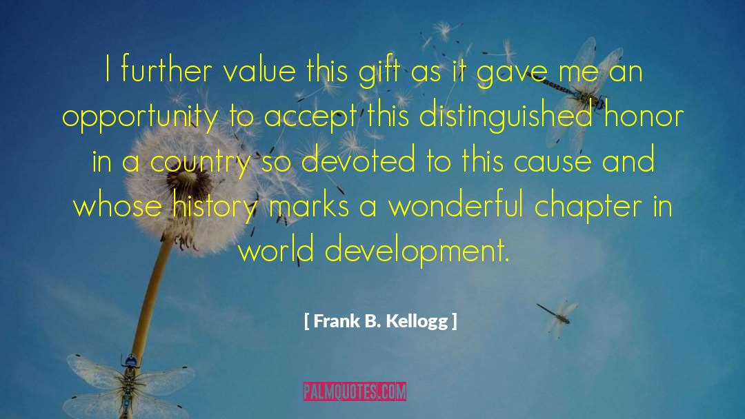 Distinguished quotes by Frank B. Kellogg