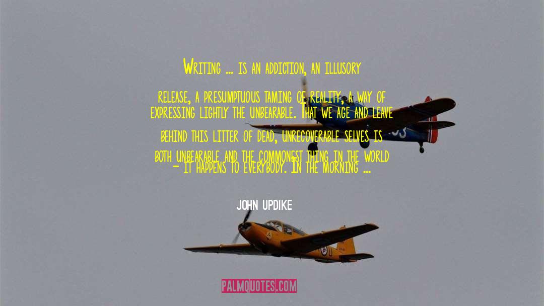 Distorting quotes by John Updike