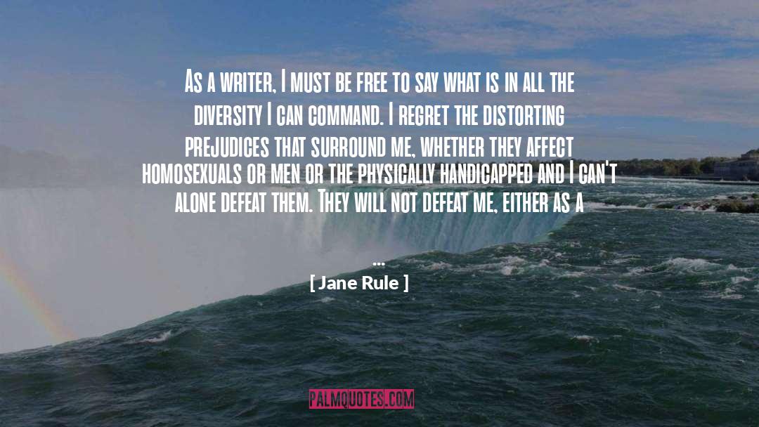 Distorting quotes by Jane Rule