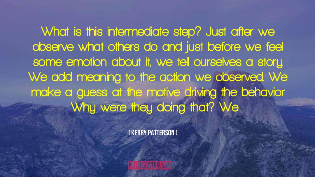 Distracted Thoughts quotes by Kerry Patterson