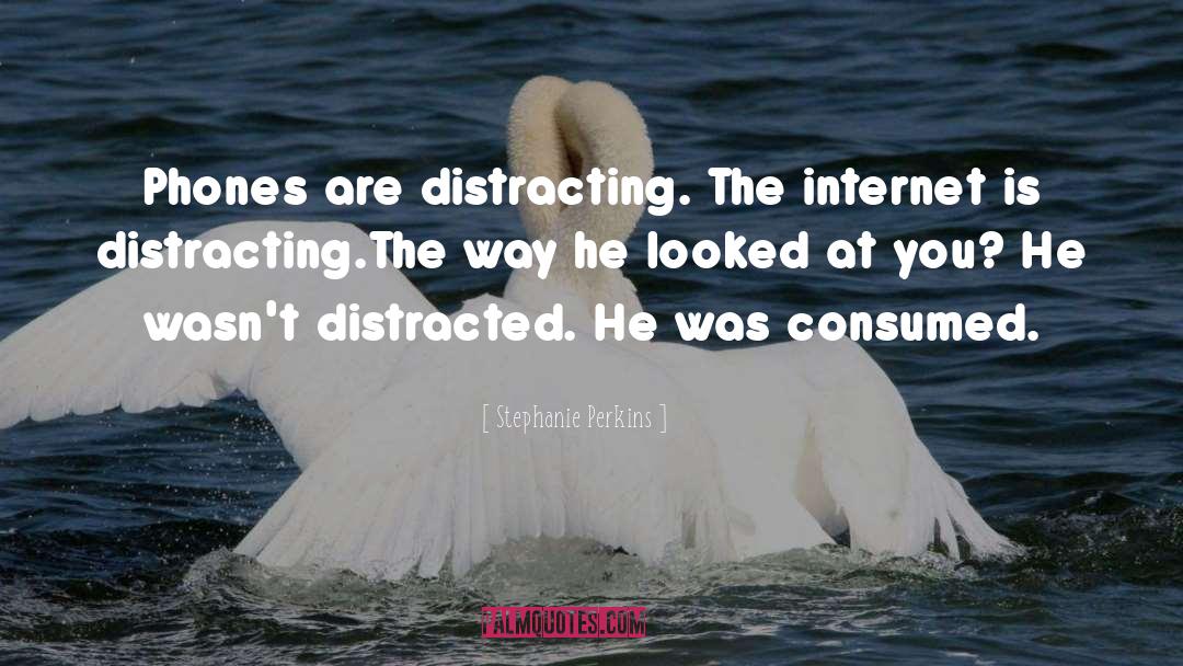 Distracting quotes by Stephanie Perkins