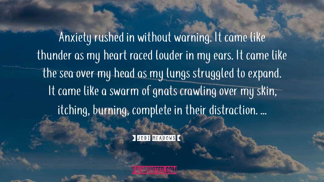 Distraction quotes by Jodi Meadows