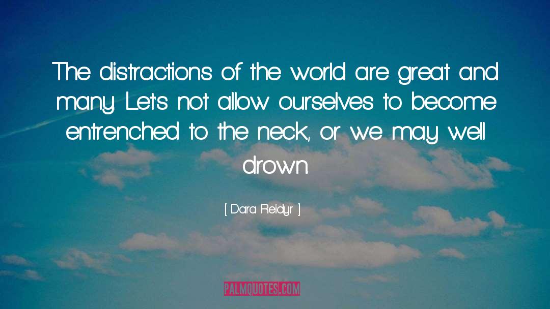 Distractions quotes by Dara Reidyr