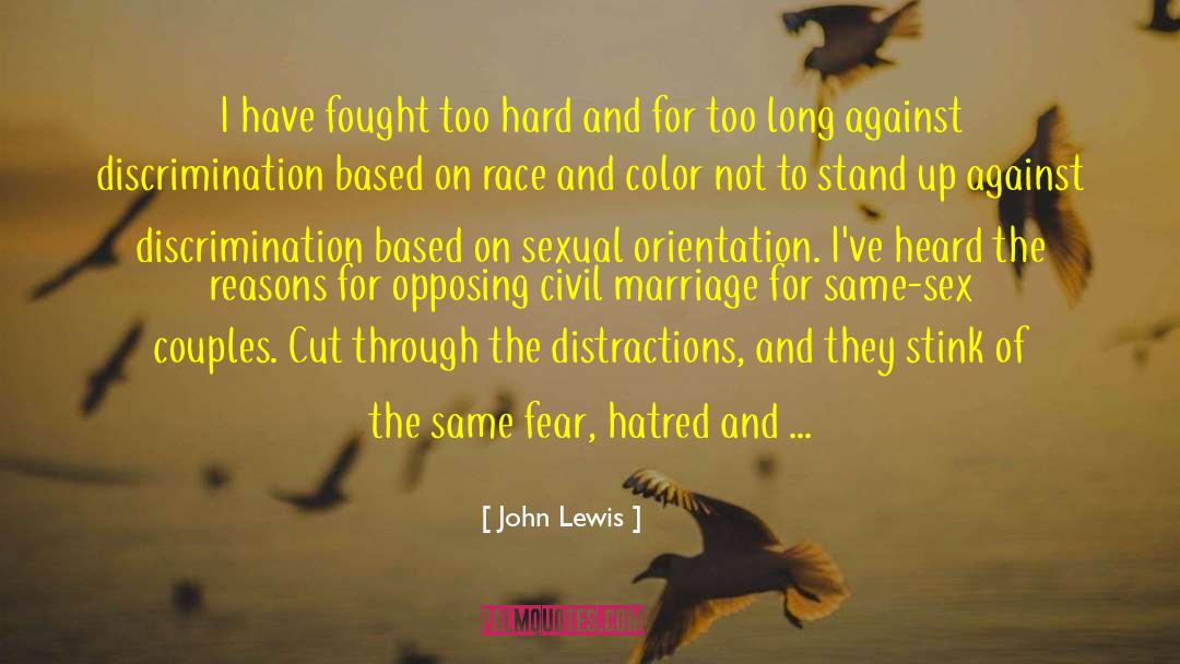 Distractions quotes by John Lewis