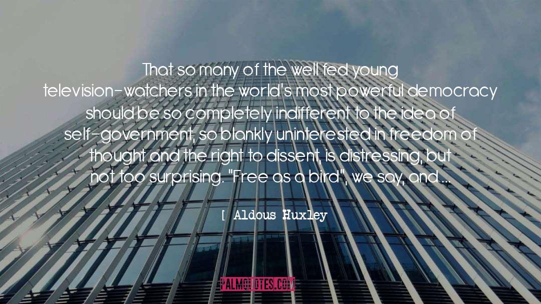 Distressing quotes by Aldous Huxley