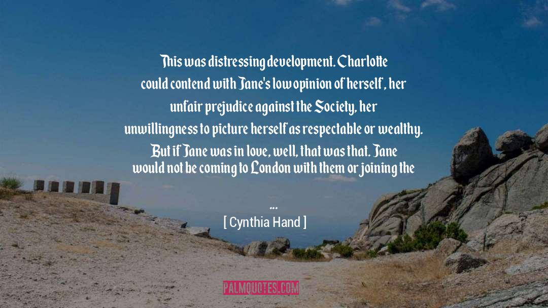 Distressing quotes by Cynthia Hand