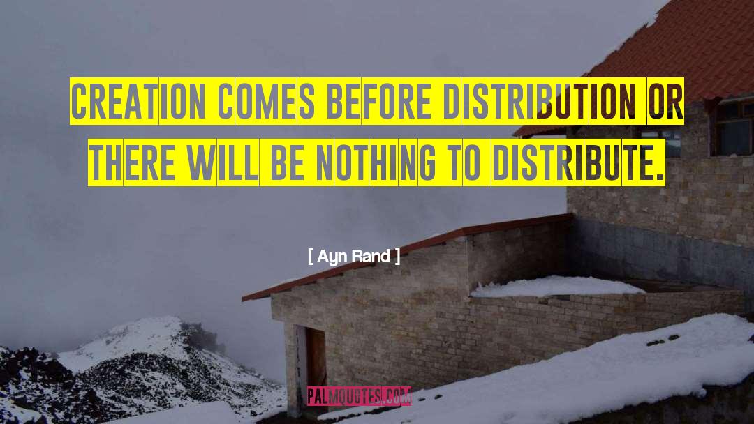 Distribute quotes by Ayn Rand