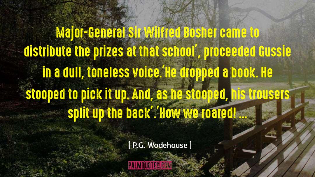 Distribute quotes by P.G. Wodehouse