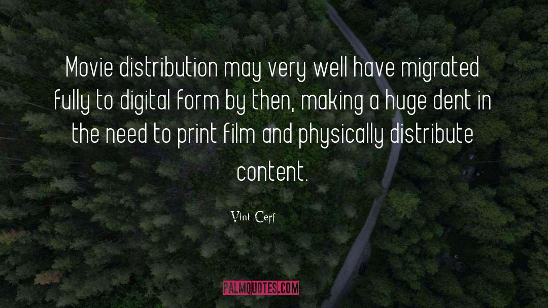 Distribute quotes by Vint Cerf