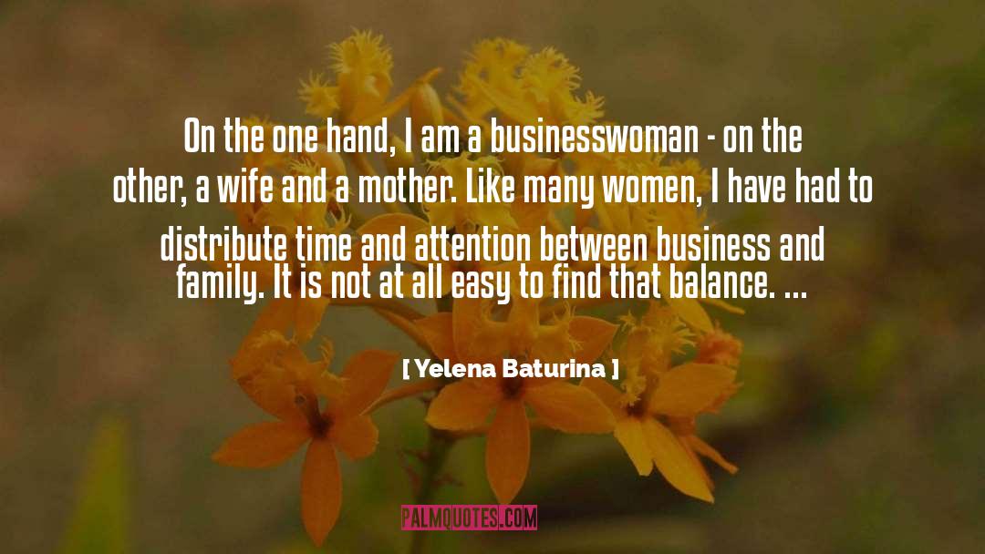 Distribute quotes by Yelena Baturina