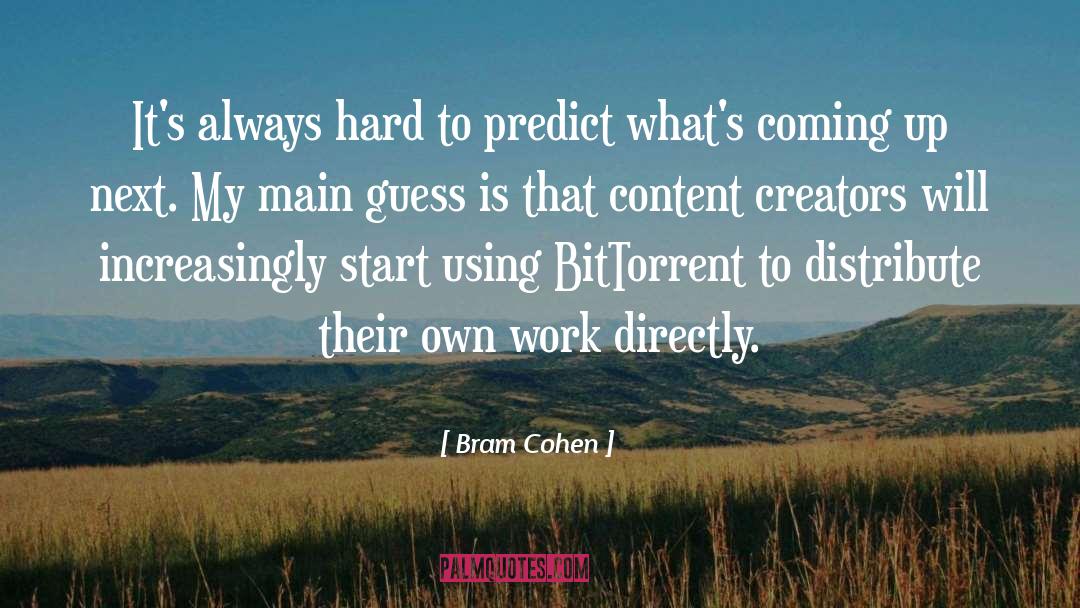Distribute quotes by Bram Cohen