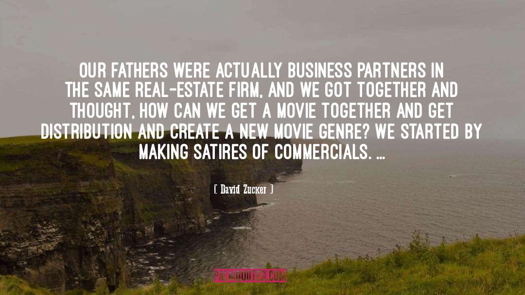 Distribution quotes by David Zucker