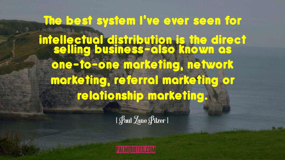 Distribution quotes by Paul Zane Pilzer