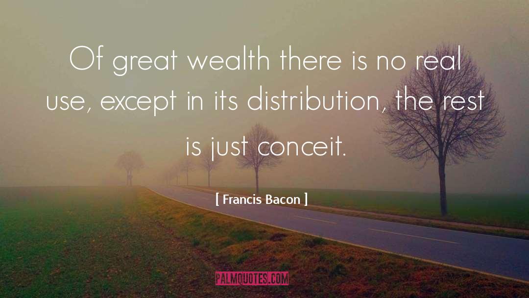 Distribution quotes by Francis Bacon