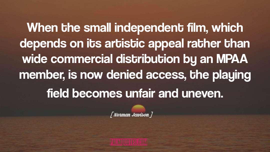 Distribution quotes by Norman Jewison