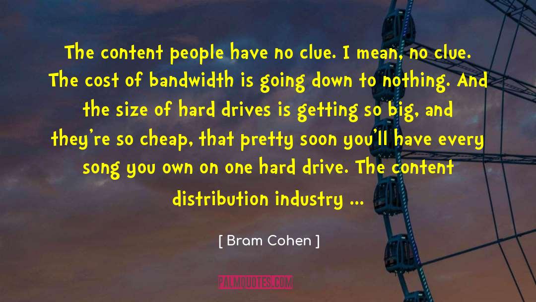 Distribution quotes by Bram Cohen