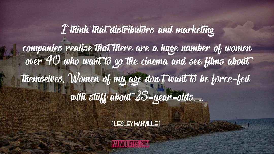 Distributors quotes by Lesley Manville