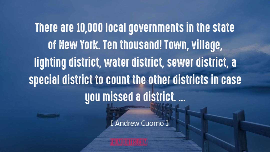 Districts quotes by Andrew Cuomo