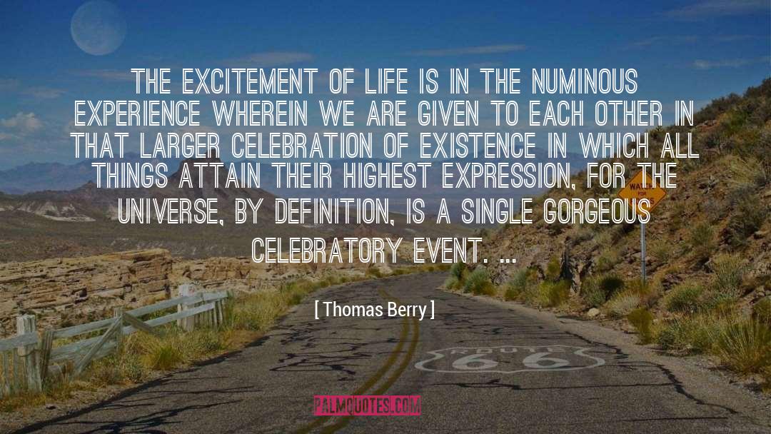 Distruction Universe quotes by Thomas Berry