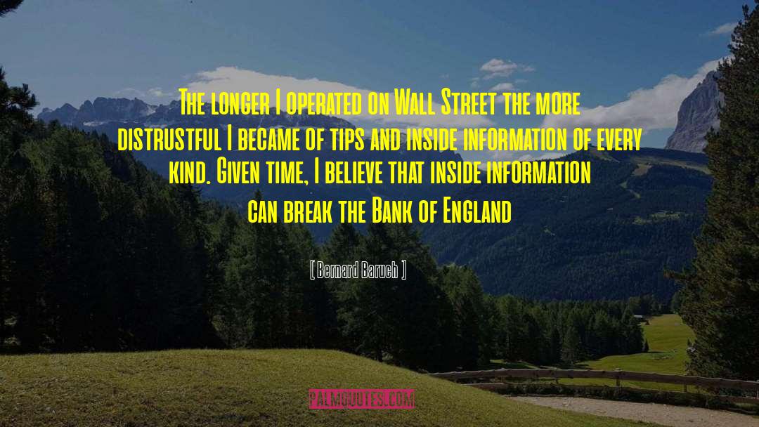 Distrustful quotes by Bernard Baruch