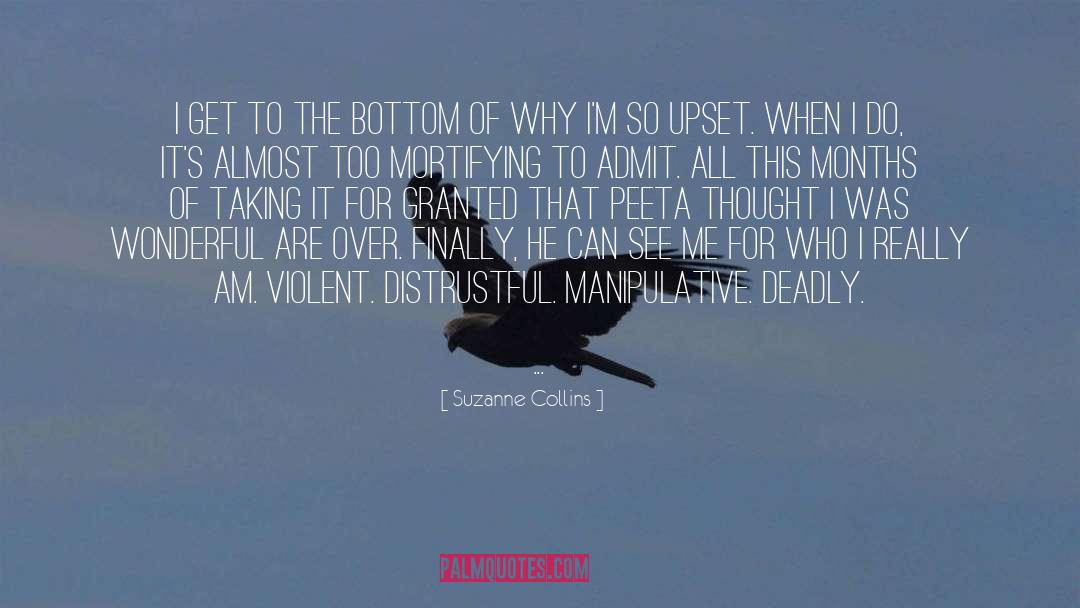 Distrustful quotes by Suzanne Collins