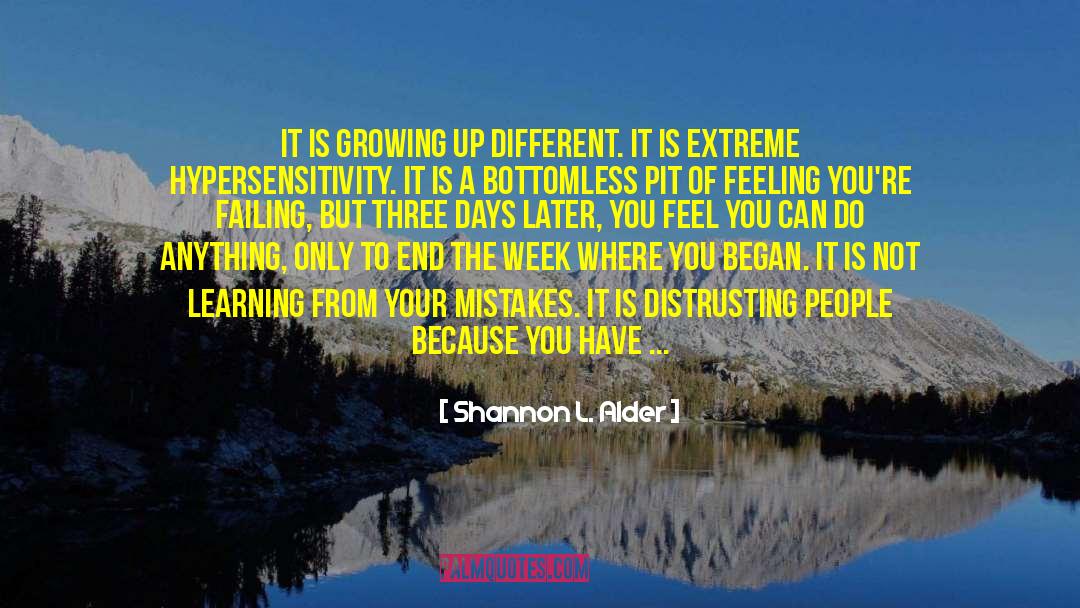 Distrusting Others quotes by Shannon L. Alder