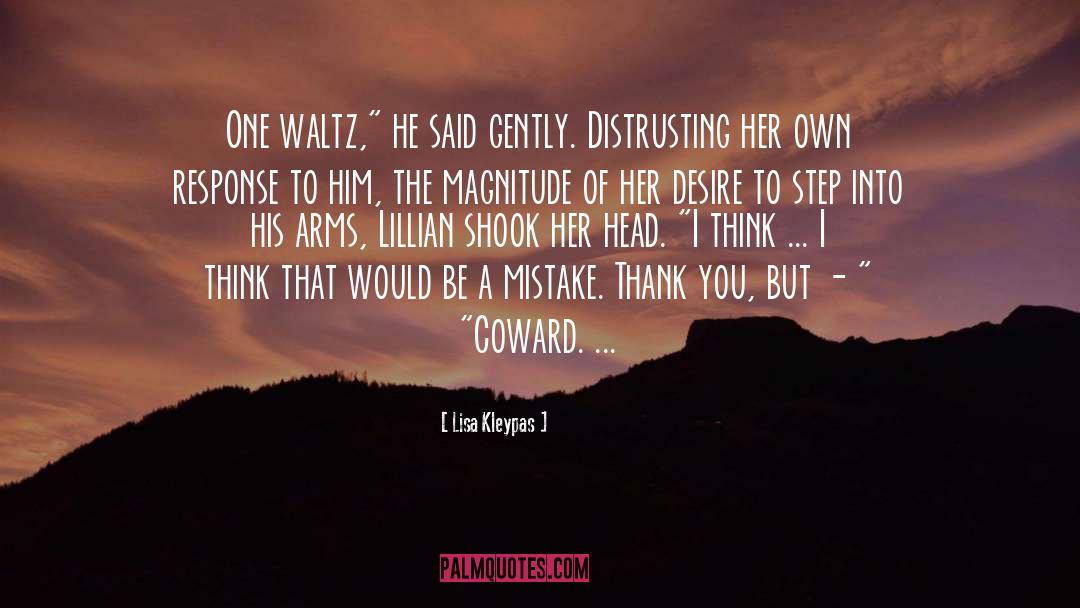 Distrusting Others quotes by Lisa Kleypas