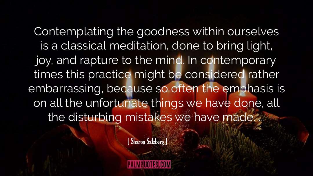 Disturbing quotes by Sharon Salzberg