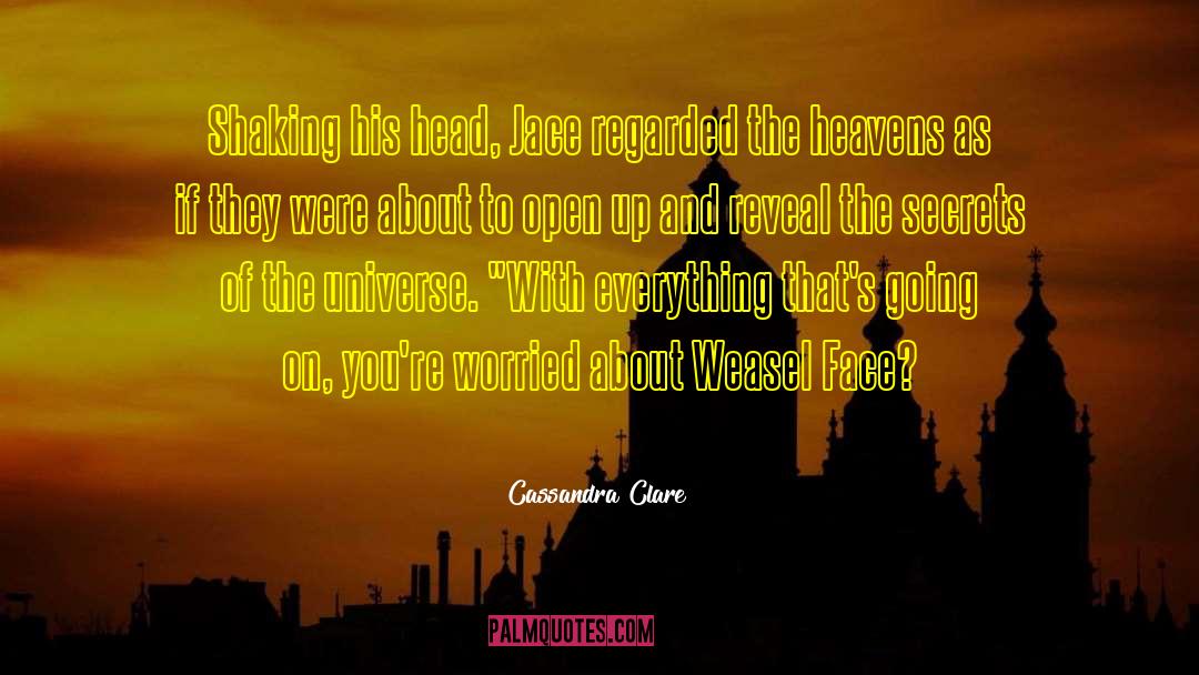 Disturbing The Universe quotes by Cassandra Clare