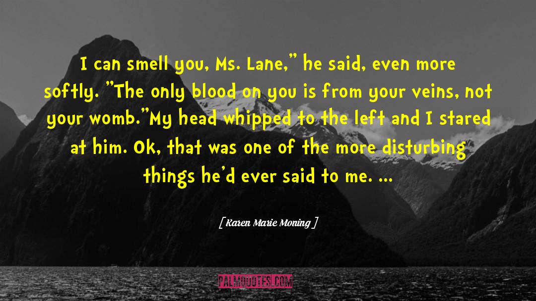 Disturbing Things quotes by Karen Marie Moning