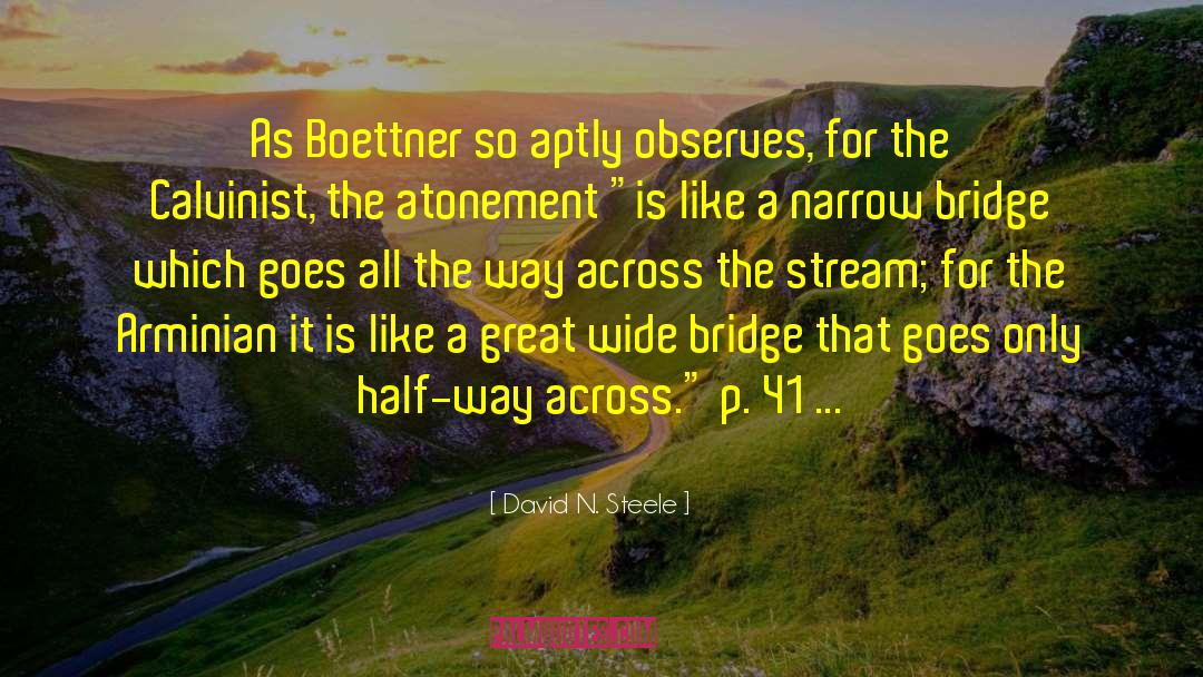 Disulphide Bridge quotes by David N. Steele