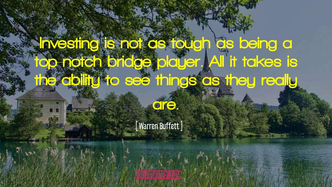 Disulphide Bridge quotes by Warren Buffett