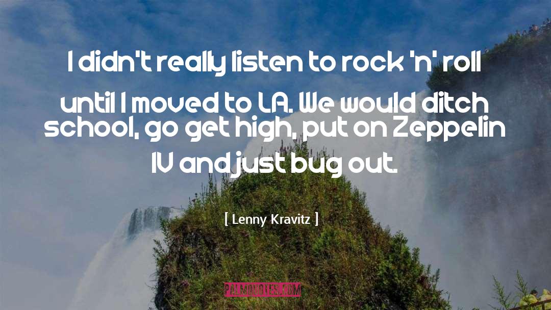 Ditch quotes by Lenny Kravitz