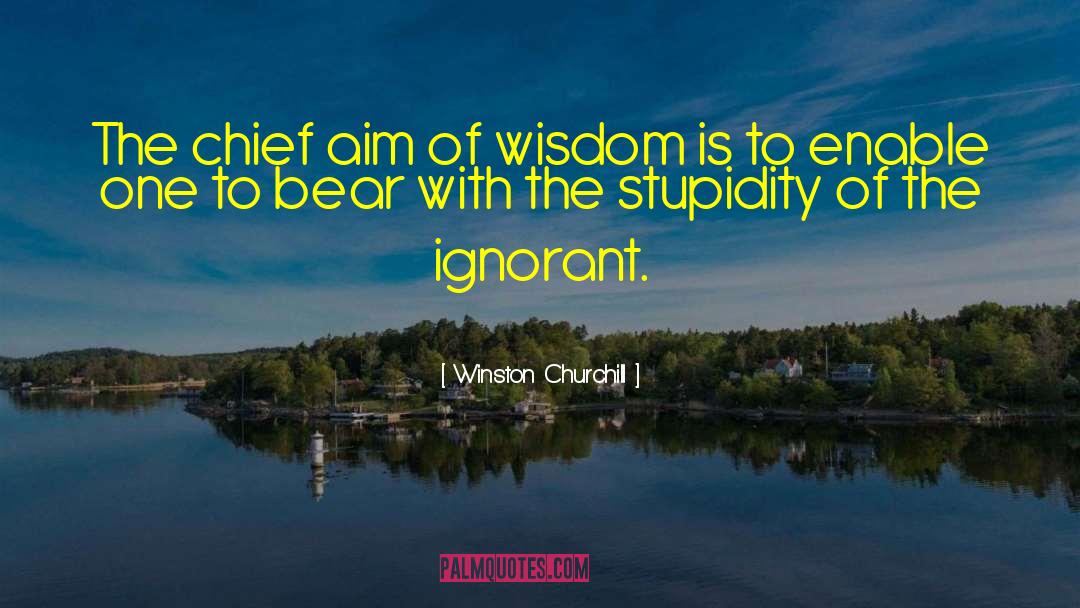 Ditz Bears quotes by Winston Churchill