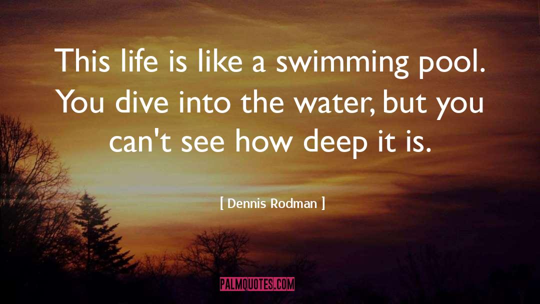 Dive quotes by Dennis Rodman