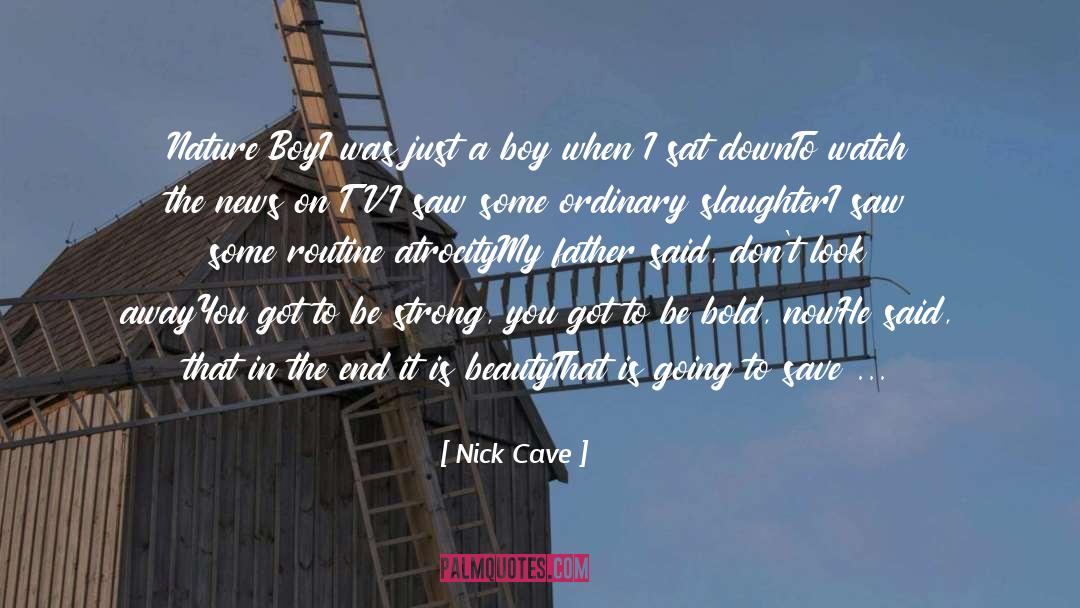 Divers quotes by Nick Cave