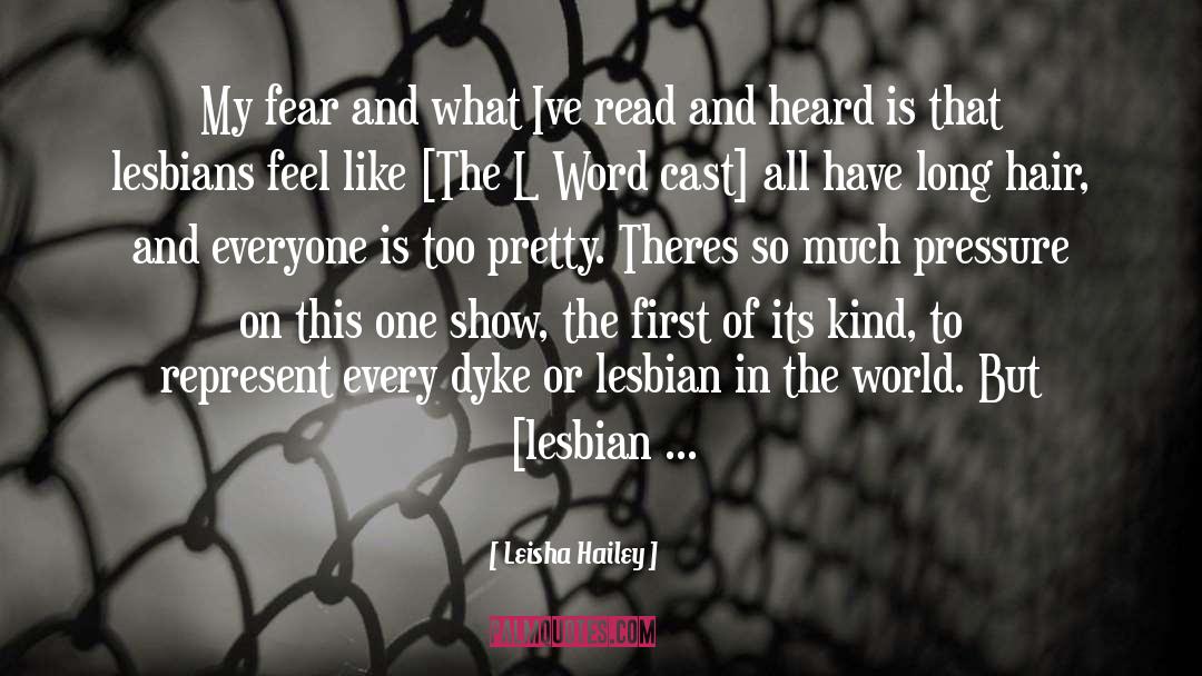 Diverse Characters quotes by Leisha Hailey