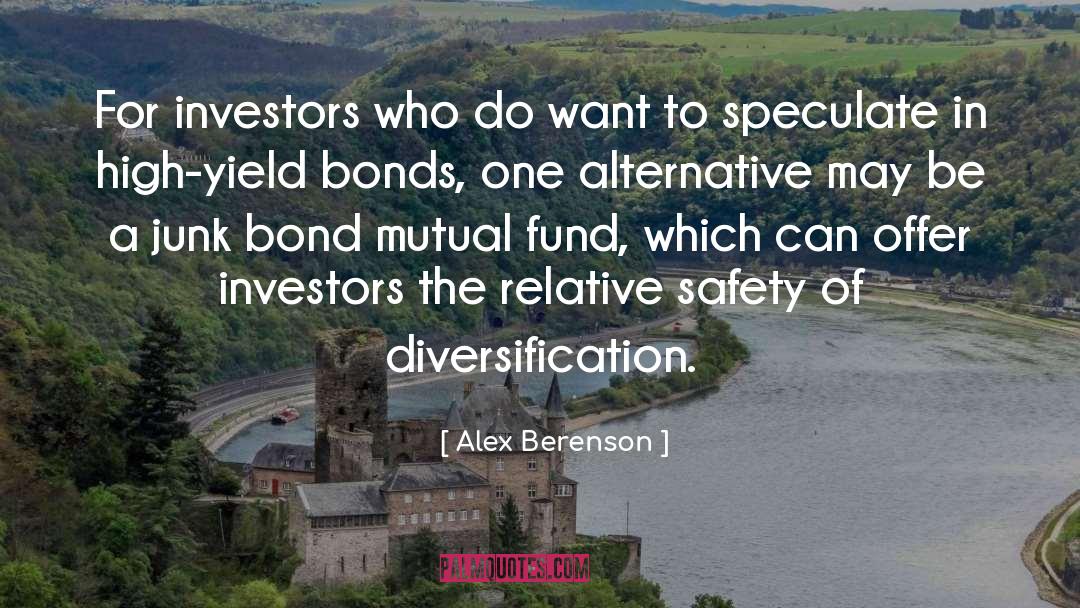 Diversification quotes by Alex Berenson