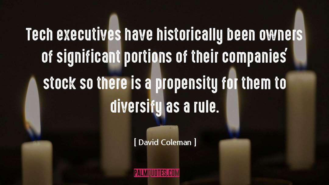 Diversify quotes by David Coleman