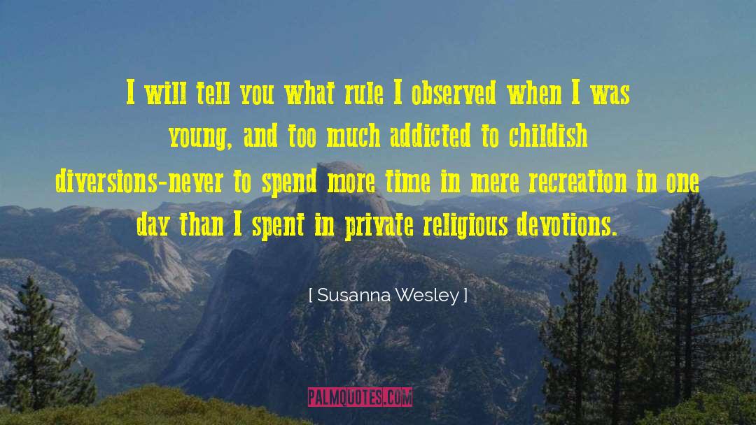 Diversions quotes by Susanna Wesley