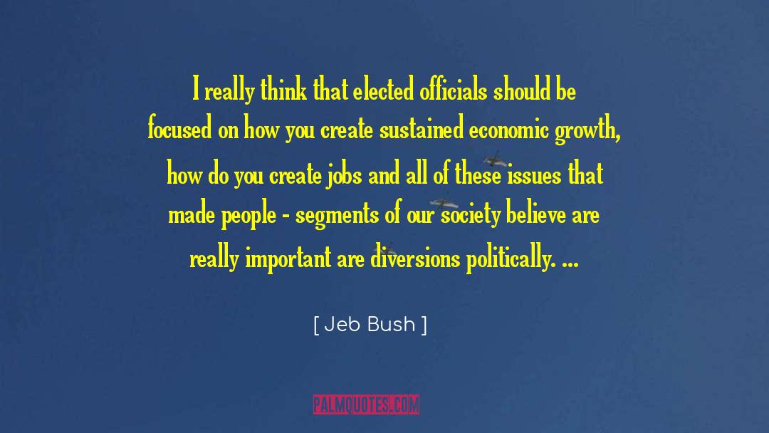 Diversions quotes by Jeb Bush