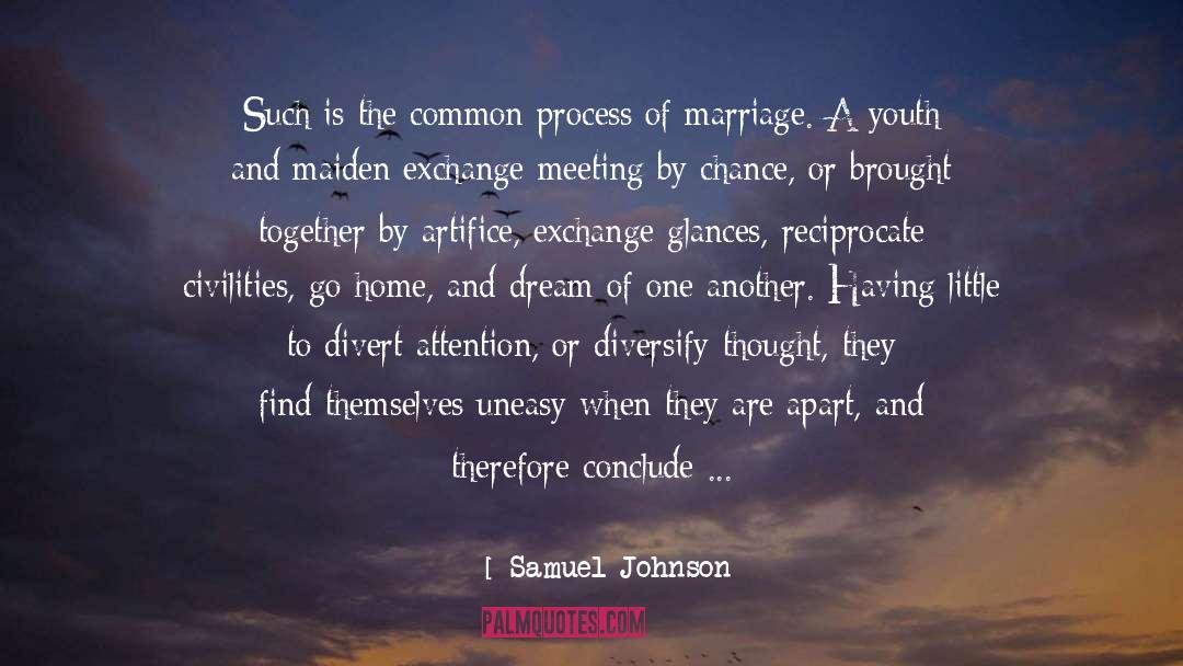 Divert quotes by Samuel Johnson
