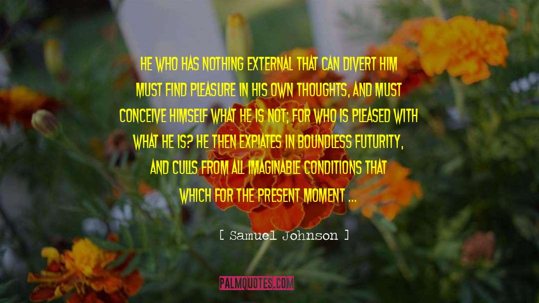 Divert quotes by Samuel Johnson